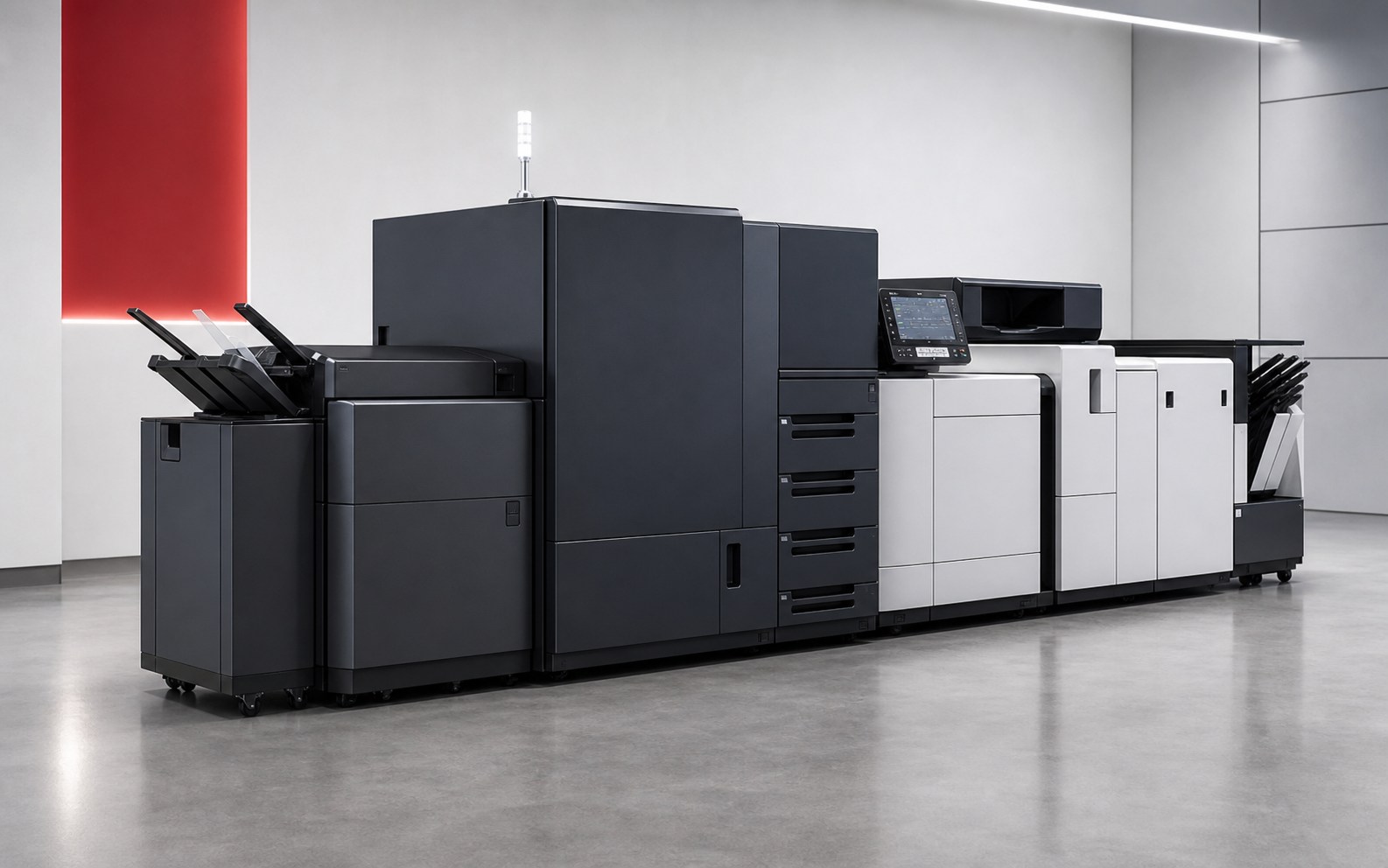 Produkcyjne urządzenie drukujące Konica Minolta